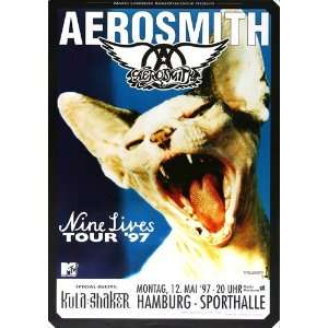  Aerosmith   Nine Lives 1997   CONCERT   POSTER from 