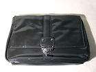 FOREVER 21 DARK GRAY FAUX FAKE LEATHER LARGE CLUTCH WITH SILVER DETAIL 