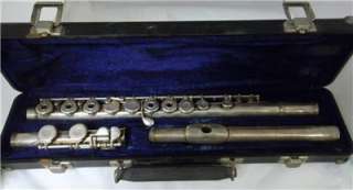 Armstrong Flute Sterling Silver Model 80 Clean in Case  FREE 