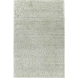 Shaggy White Area Rug (6 x 9)  Overstock