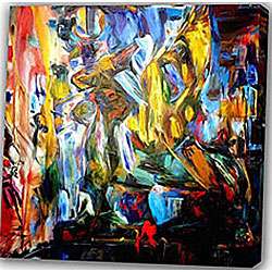 Abstract Dance Canvas Art  Overstock