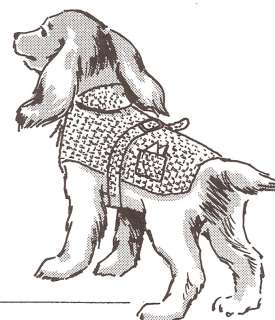 Dog Sweater hood coat puppy pet crochet pattern all szs  