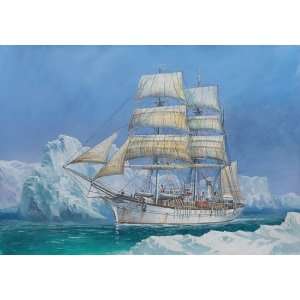  Zvezda 1/100 Pourquoi Pas Steam Bark Sailing Ship Kit 