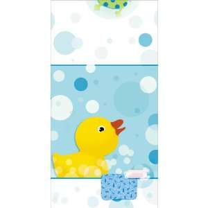  Frog and Rubber Duckie Baby Shower Plastic Tablecover 