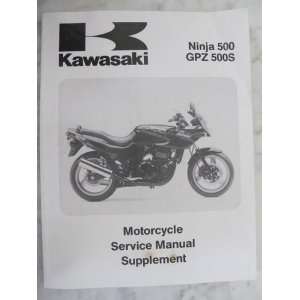  Kawasaki EN400 Ninja 500 GPZ 500S Motorcycle Service 
