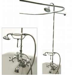 Chrome Complete Clawfoot Tub and Shower Package  Overstock