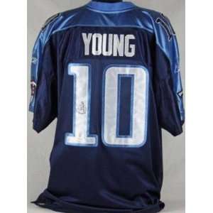 Vince Young Autographed Uniform   Authentic   Autographed NFL Jerseys 