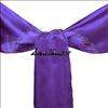   Satin Sashes Bows Wedding Party Chair Cover Banquet 15*275cm  