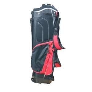  TI TECH Carrylite Stand Golf Bag Black/Red Sports 