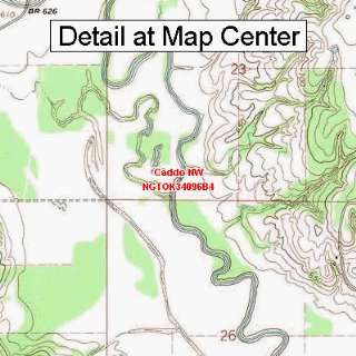  Map   Caddo NW, Oklahoma (Folded/Waterproof)