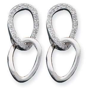  Sterling Silver CZ Earrings: West Coast Jewelry: Jewelry