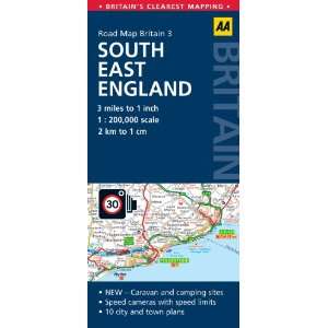  Road Map Britain: South East England (Aa Road Map Britain 