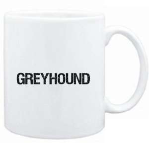 Mug White  Greyhound  SIMPLE / CRACKED / VINTAGE / OLD Dogs  