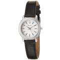 Bulova Womens Strap Stainless Steel and Leather Quartz Watch