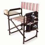 Picnic Time Folding Sports Chair with Side Table  