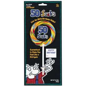  50 Sucks Lollipop 3oz Toys & Games