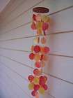   Shell Chimes 33 inch Rainbow Multi Color Triple Waterfall Wind Chimes