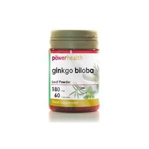  Power Health. Ginko Biloba 180mg, 60 Capsules. Beauty