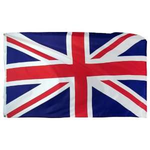  3ft x 5ft United Kingdom Flag   Printed Polyester: Patio 