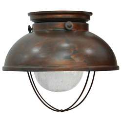 Fisherman Weather Copper Bronze Ceiling Light Fixture  Overstock