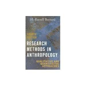  Research Methods in Anthropology, 4TH EDITION Books