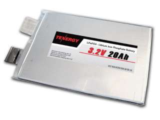 2V 20Ah Tenergy Lithium Iron Phosphate Battery  