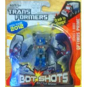 : Toy Fair 2012 Exclusive Transformers Bot Shots Battle Game Optimus 