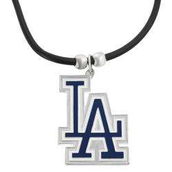 Silvertone LA Dodgers Necklace  