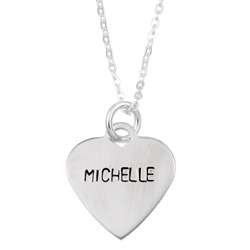 Sterling Essentials Sterling Silver Michelle Name Necklace 