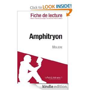 Amphitryon de Molière (Fiche de lecture) (French Edition) Claire 