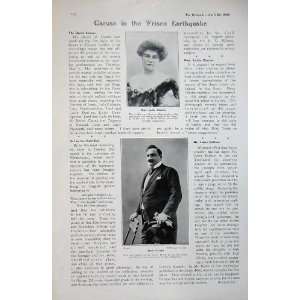   1906 Macdonald Drawing Man Woman Romance Caruso Lallie: Home & Kitchen
