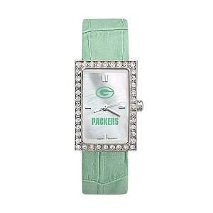  Green Bay Packers Ladies NFL Starlette Watch (Leather 