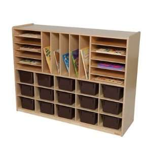  Natural Environment Multi Storage Unit with Chocolate 