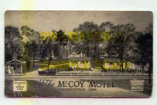 The McCoy Motel Goodlettsville TENNESSEE *OLD B/W*  