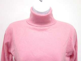 AUTUMN CASHMERE Pink Cashmere Turtleneck Sweater Sz S  
