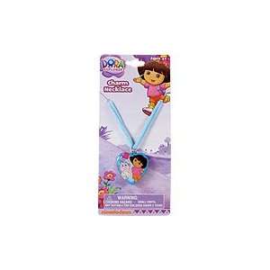  Dora The Explorer Charm Necklace Blue   1 pc,(Disney 