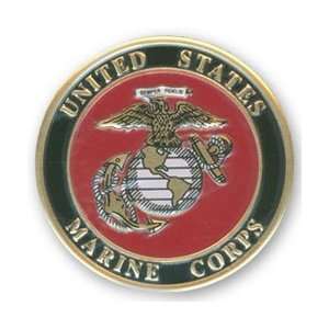 Marine Corps Embossed Metal Medallion