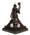   Sale Bronze Statue Mythical European Dragon Eiffel Tower Sculpture