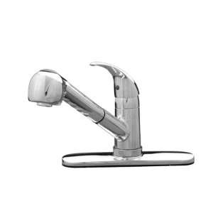   Lead Compliant Single Handle Kitchen Faucet with Metal Lever H Home