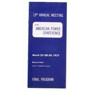  19th Annual Meeting of the American Power Conference Final 