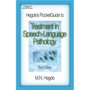    Treatment in Speech Language Pathology byHegde Hegde Books