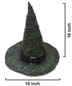 TALL WITCH BLACK HAT costume halloween dressup craft  
