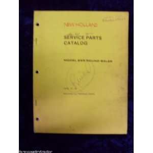  New Holland 855 Round Baler OEM Parts Manual New Holland Books