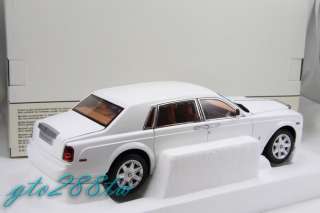 RR 1:18 scale Rolls Royce Phantom diecast model(Pure White) Limited 
