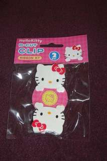 Hello Kitty Plastic Paper Clips x 2  Genuine UK Seller £2.99