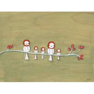 Family Love Canvas Reproduction