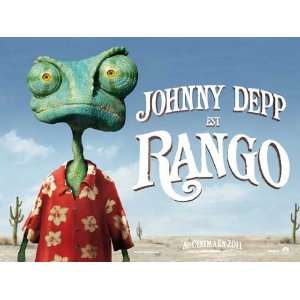 Rango Poster Movie French B (11 x 17 Inches   28cm x 44cm) Johnny Depp 