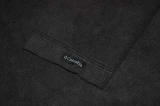 Womens Sweatshirt Size M Columbia Sportswear Fleece Turtleneck Black 