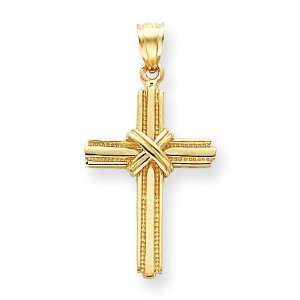    14k Polished Passion Cross Pendant: West Coast Jewelry: Jewelry