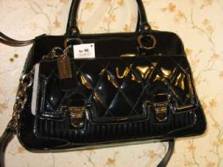   gloss pushlock black satchel retail $ 378 plus sales tax new with tags